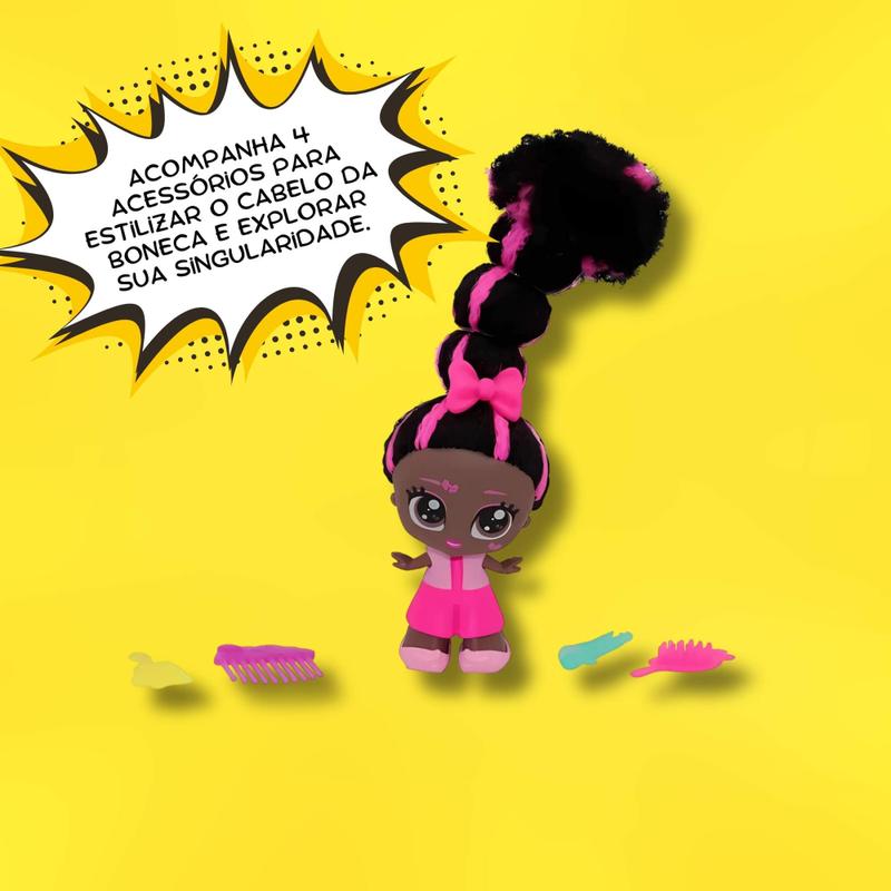 Boneca Colecionável Hair Dooz Jasmine com Acessórios e Cheirinho